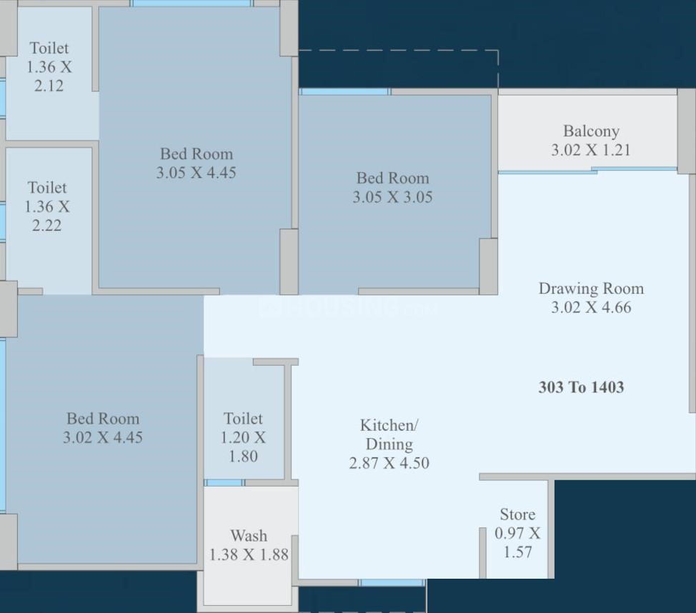 Serenity Satyam Floor plan